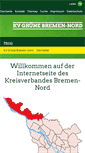 Mobile Screenshot of gruene-bremen-nord.de