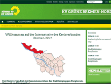 Tablet Screenshot of gruene-bremen-nord.de